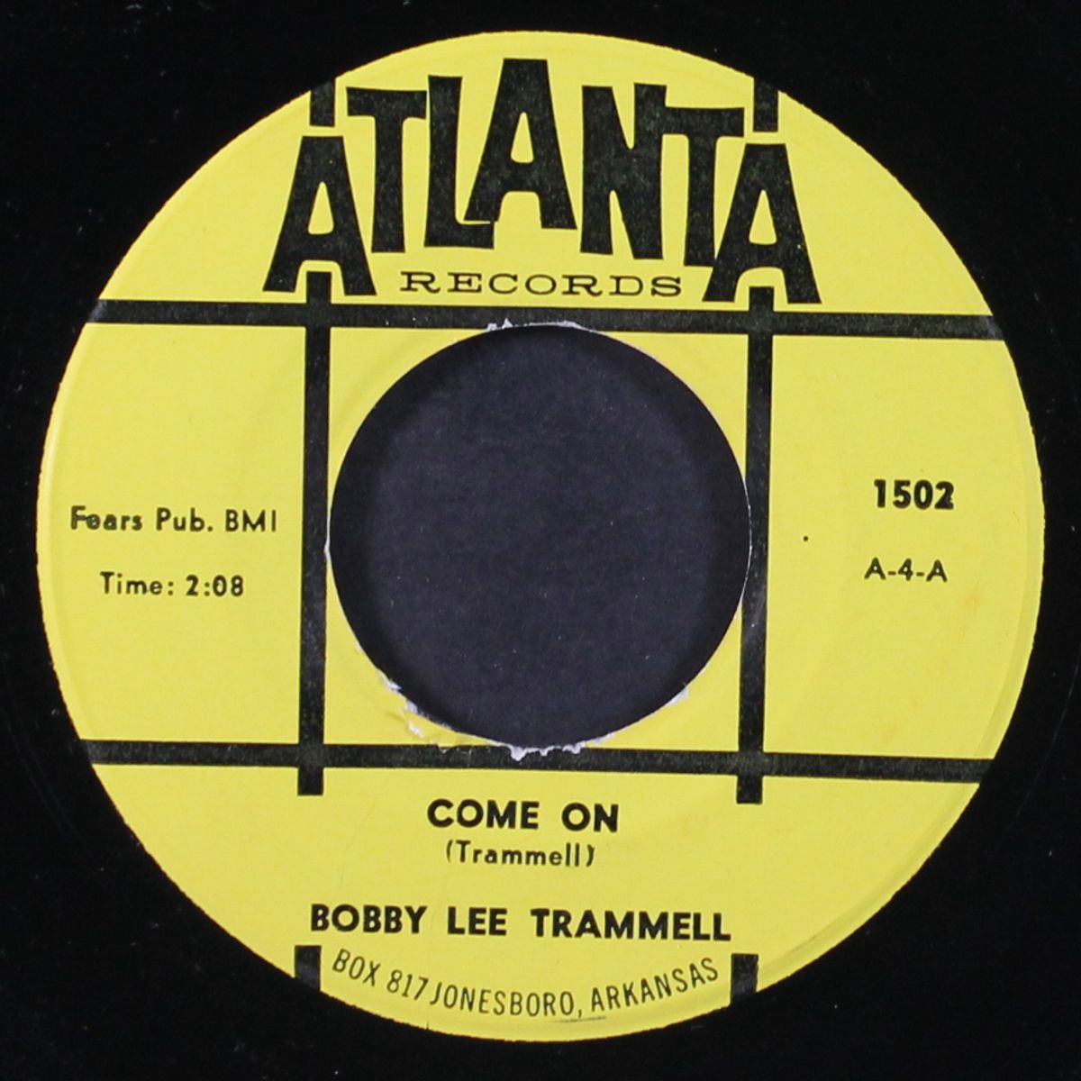 come on / i love'em all by BOBBY LEE TRAMMELL