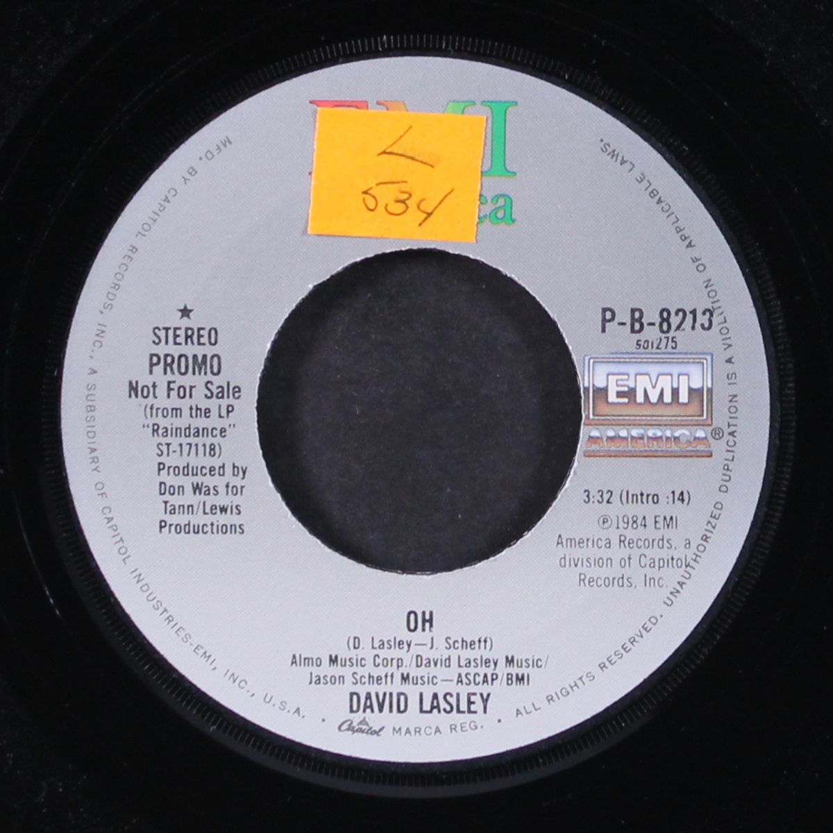it's a cryin' shame / same by DAVID LASLEY