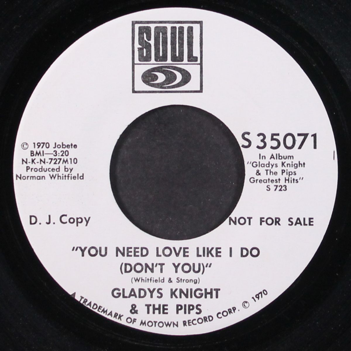 you need love like i do by GLADYS KNIGHT & PIPS