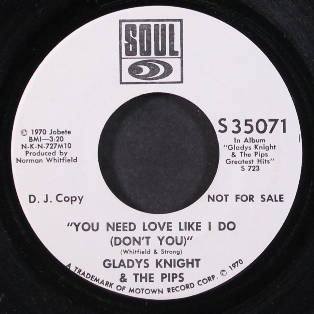you need love like i do by GLADYS KNIGHT & PIPS