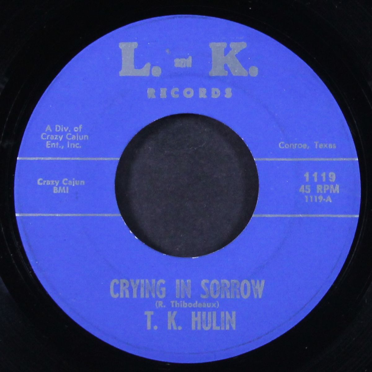 crying in sorrow / baby be my steady by T.K. HULIN