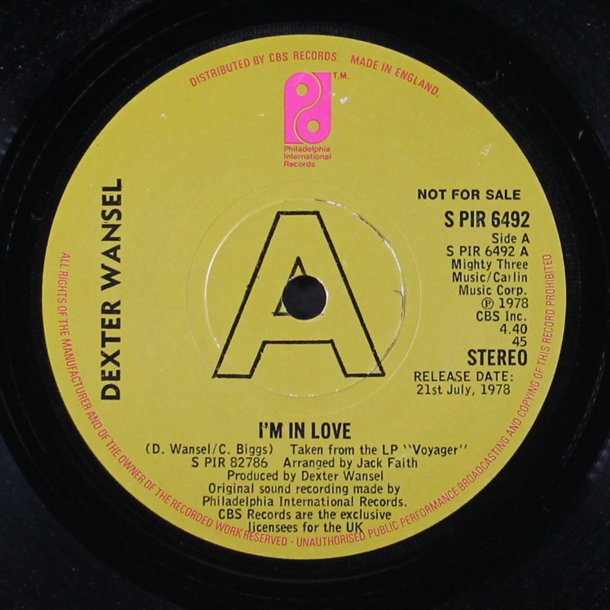 i'm in love by DEXTER WANSEL