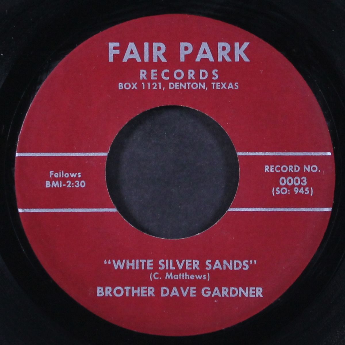 white silver sands / fat charlie by DAVE GARDNER