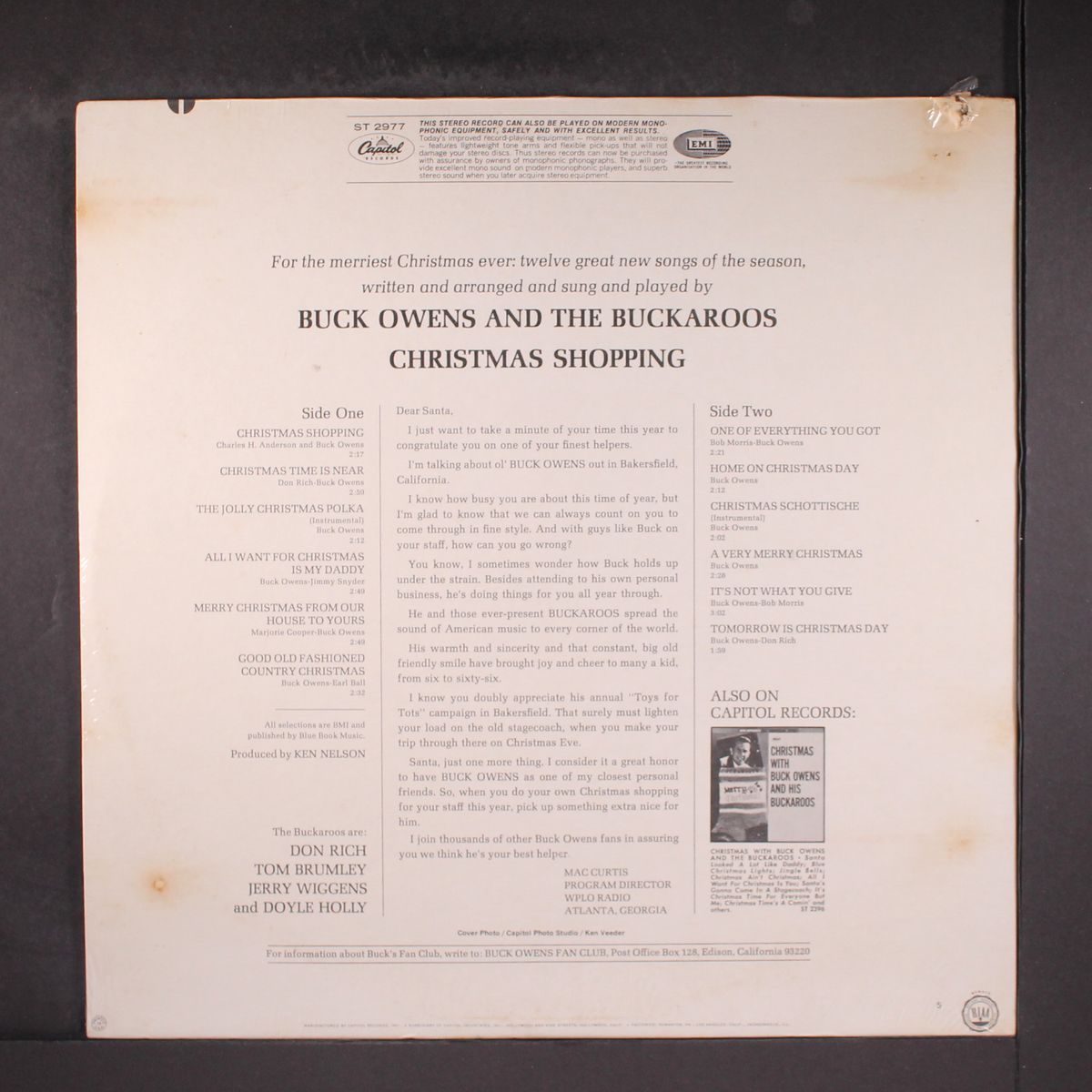 christmas shopping by BUCK OWENS