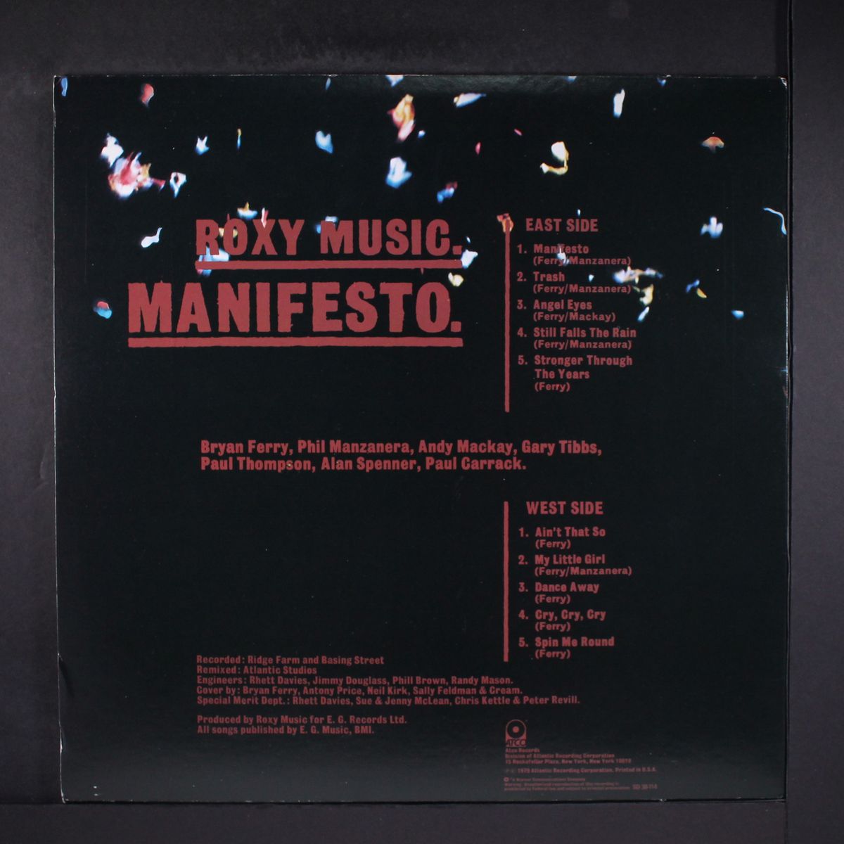 manifesto by ROXY MUSIC