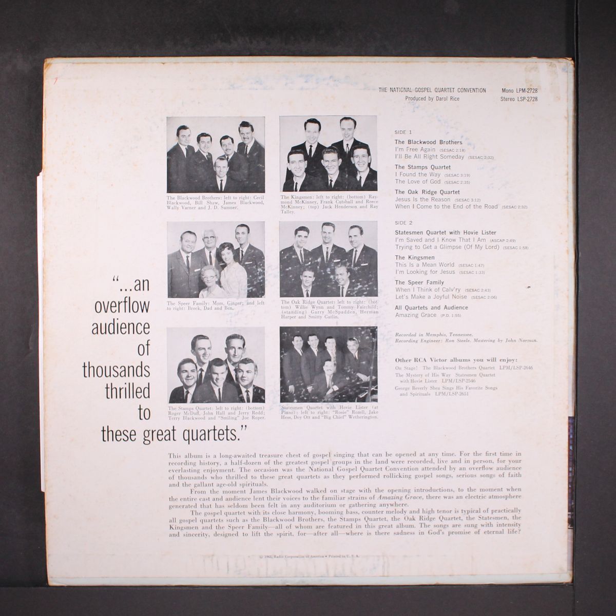 national gospel quartet convention by VARIOUS