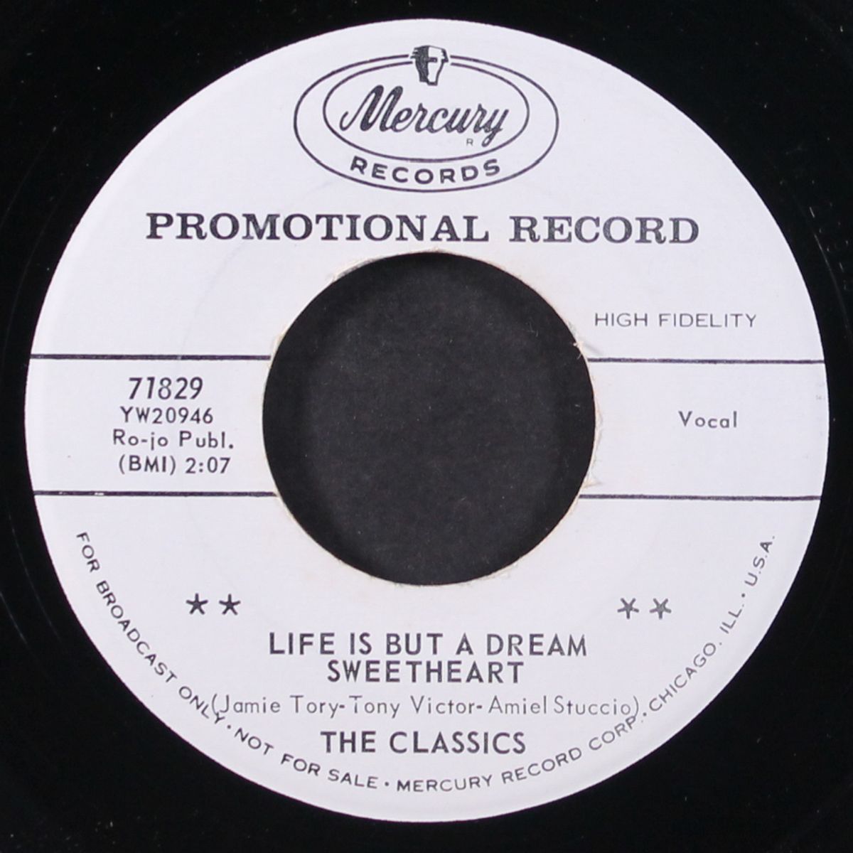life is but a dream sweetheart / that's the way by CLASSICS