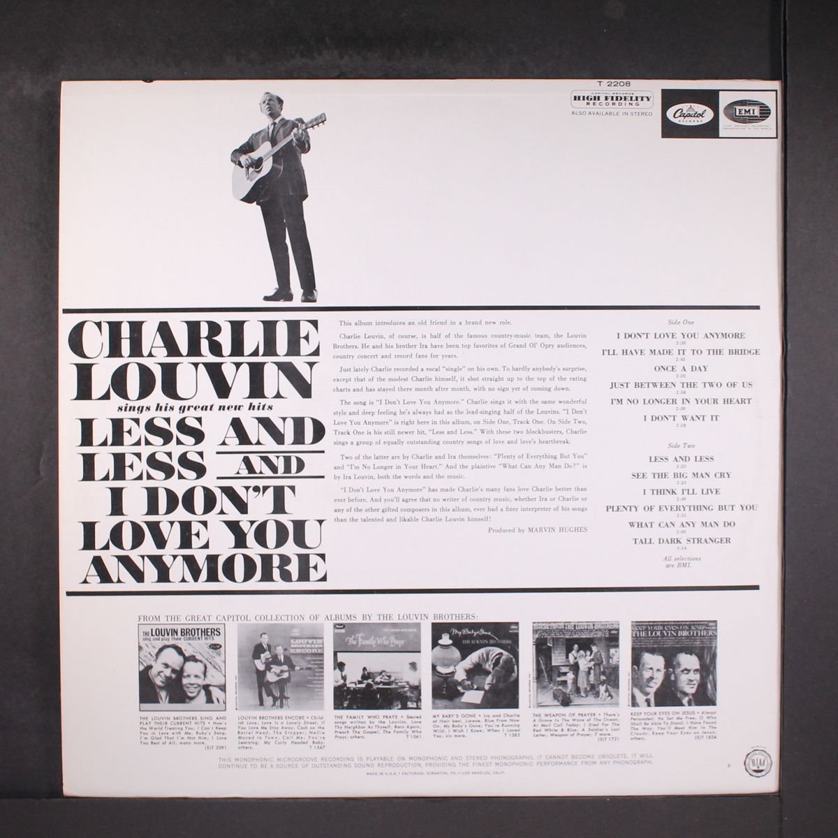 less and less by CHARLIE LOUVIN