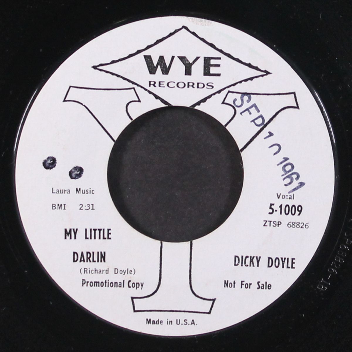 dreamland last night / my little darlin' by DICKY DOYLE