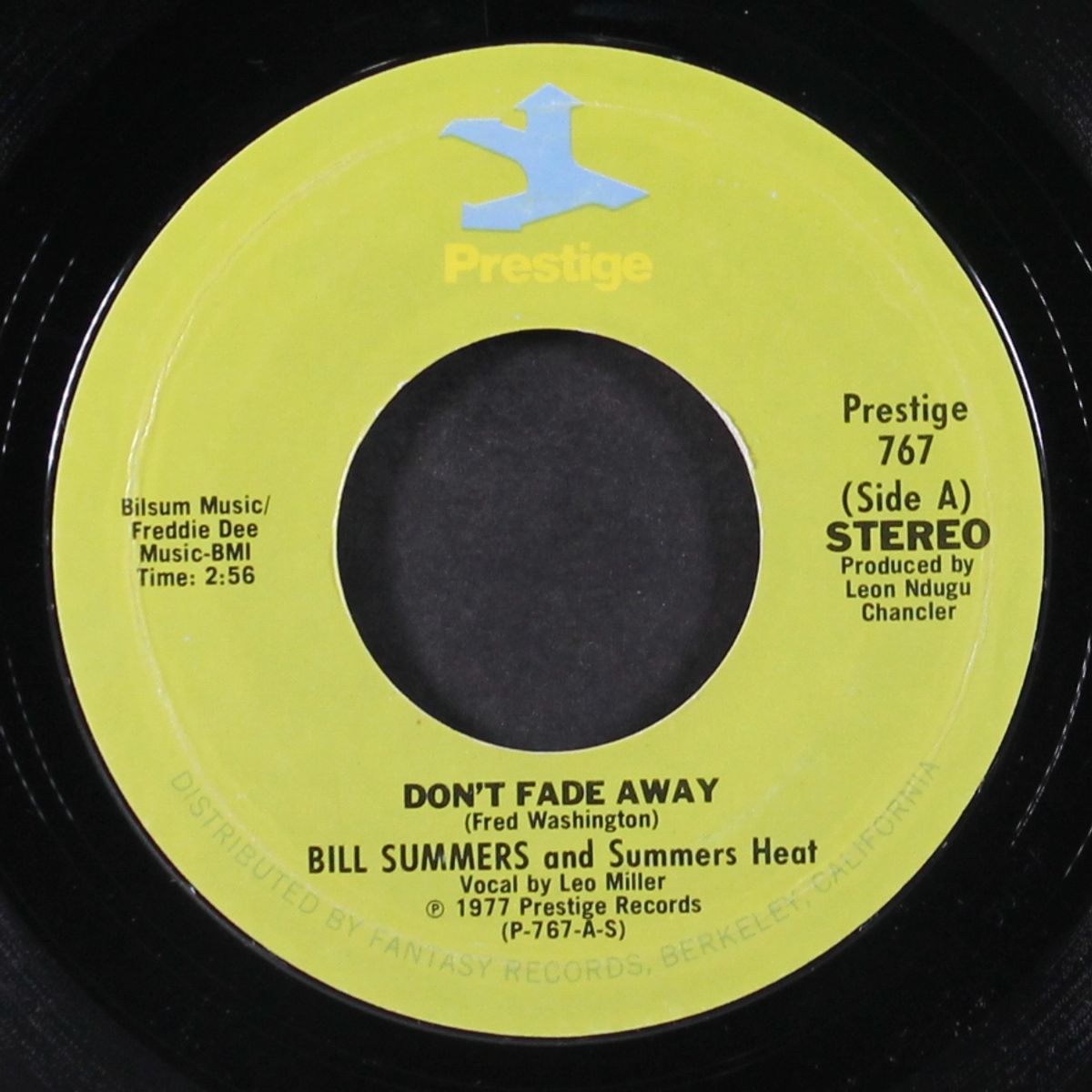 don't fade away / djembe de fanta by BILL SUMMERS & SUMMERS HEAT