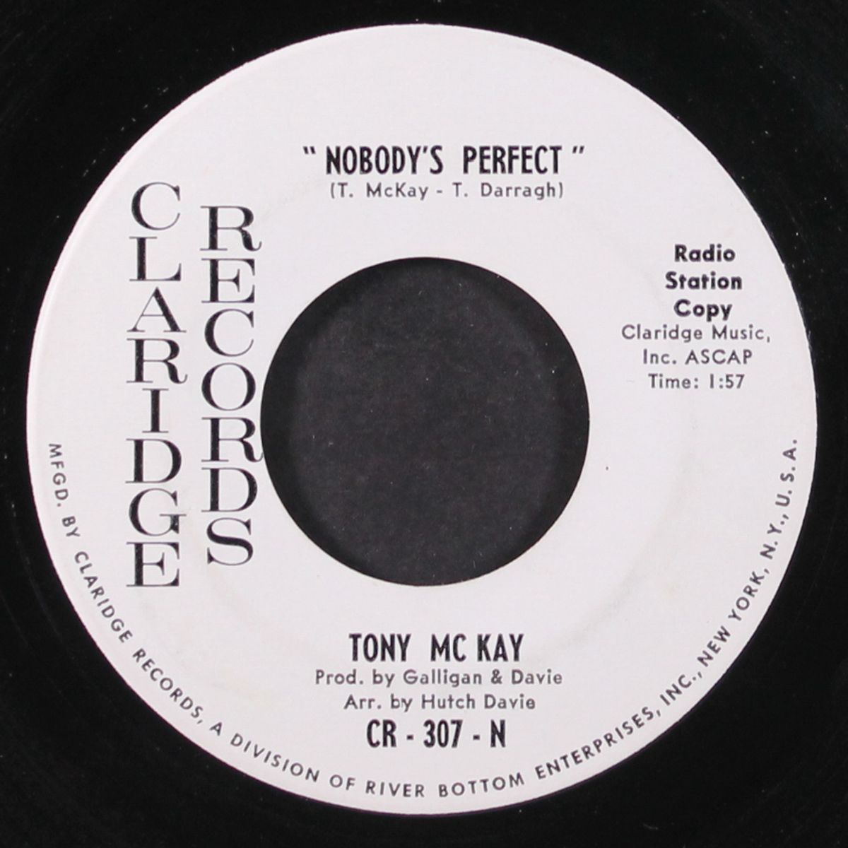 detroit / nobody's perfect by TONY MCKAY