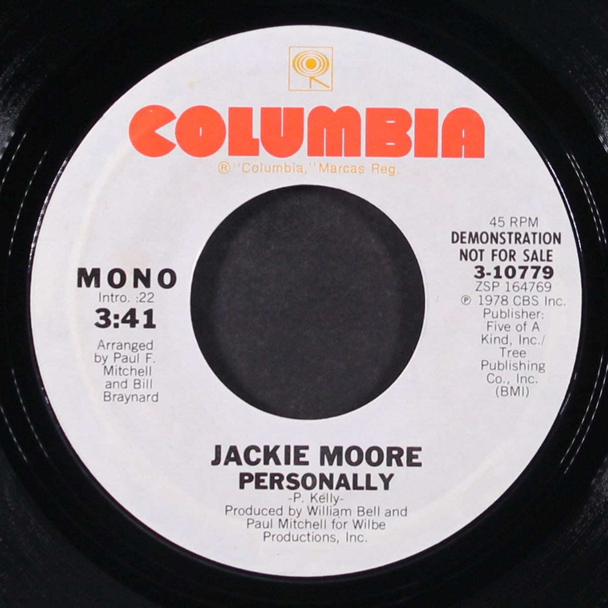 personally by JACKIE MOORE