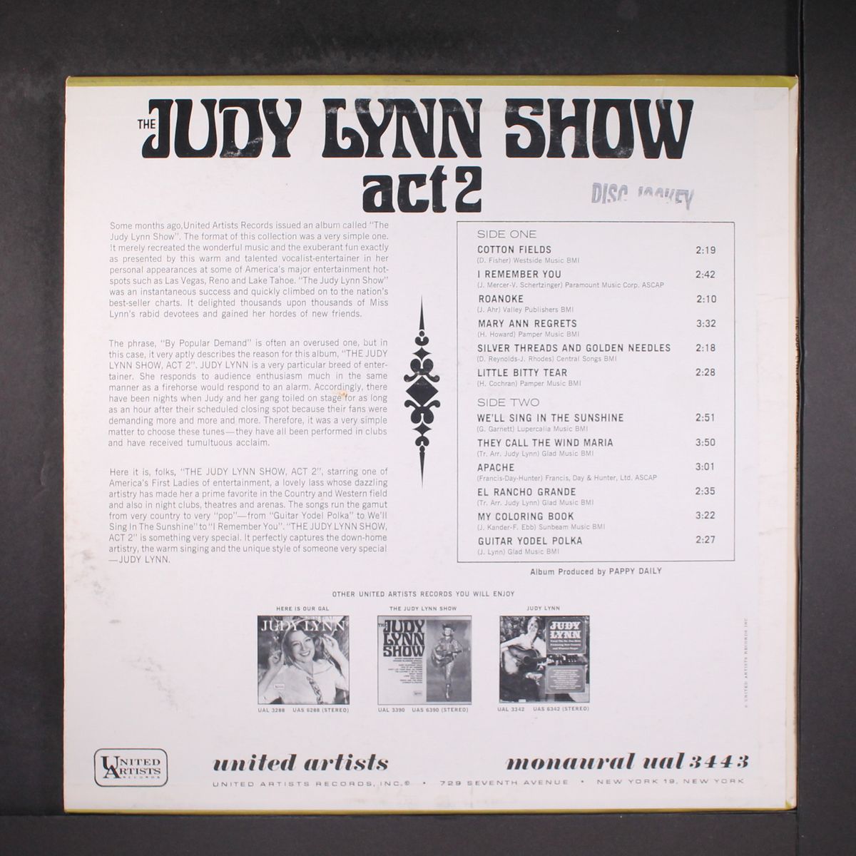 the judy lynn show act 2 by JUDY LYNN