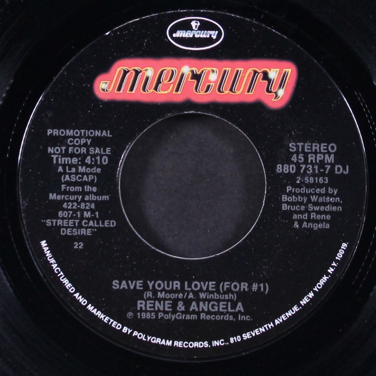 save your love (for #1) / same by RENE & ANGELA
