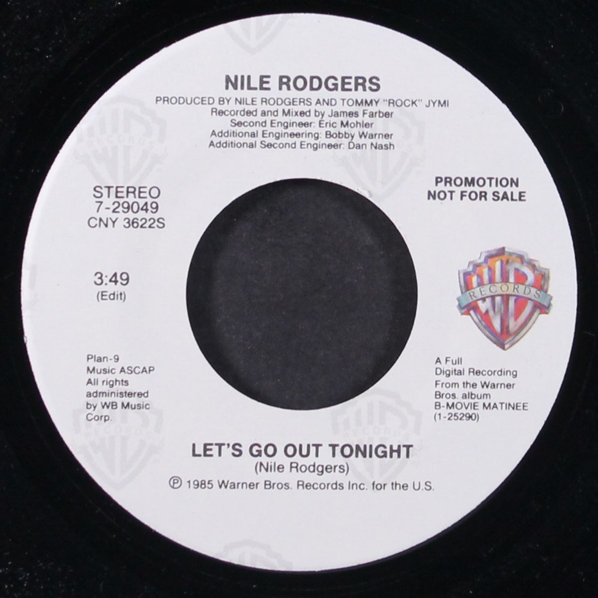 let's go out tonight / same by NILE RODGERS