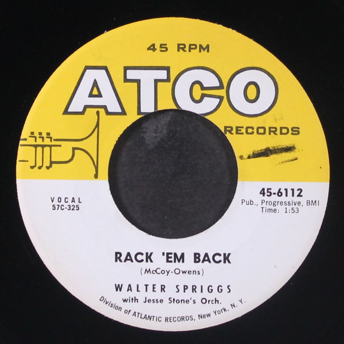 rack 'em back / you're movin' me by WALTER SPRIGGS