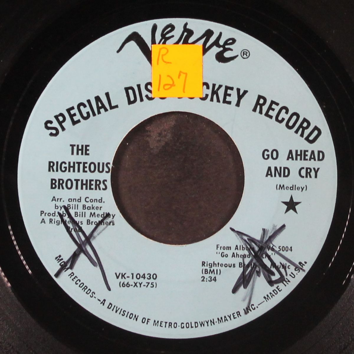 go ahead and cry by RIGHTEOUS BROTHERS