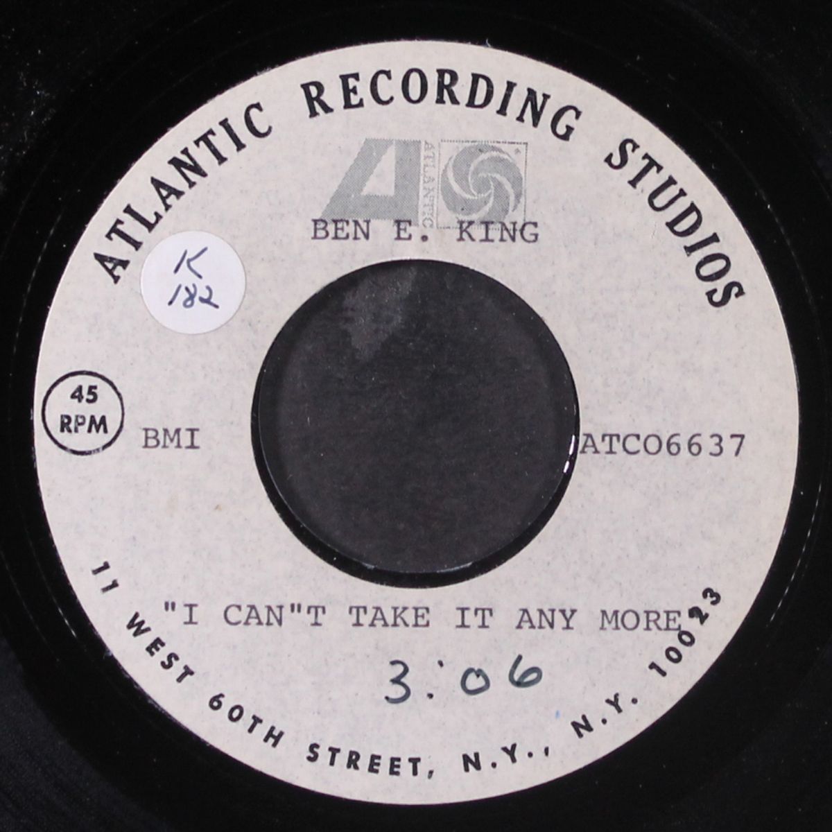 i can't take it anymore / blank by BEN E. KING