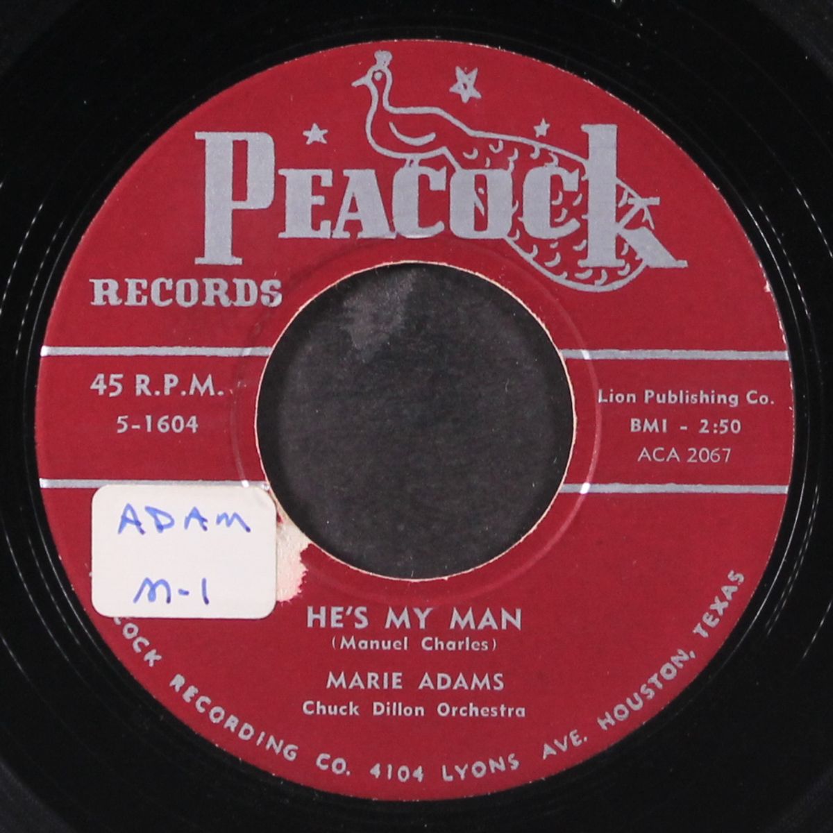 he's my man / alone by MARIE ADAMS