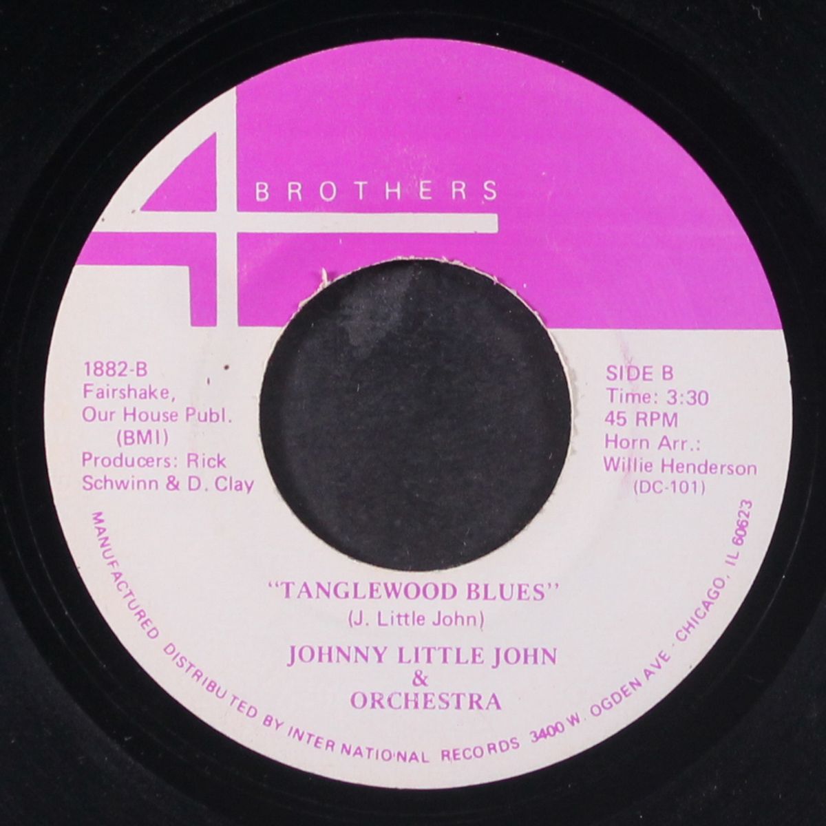 what in the world / tanglewood blues by JOHNNY LITTLE JOHN