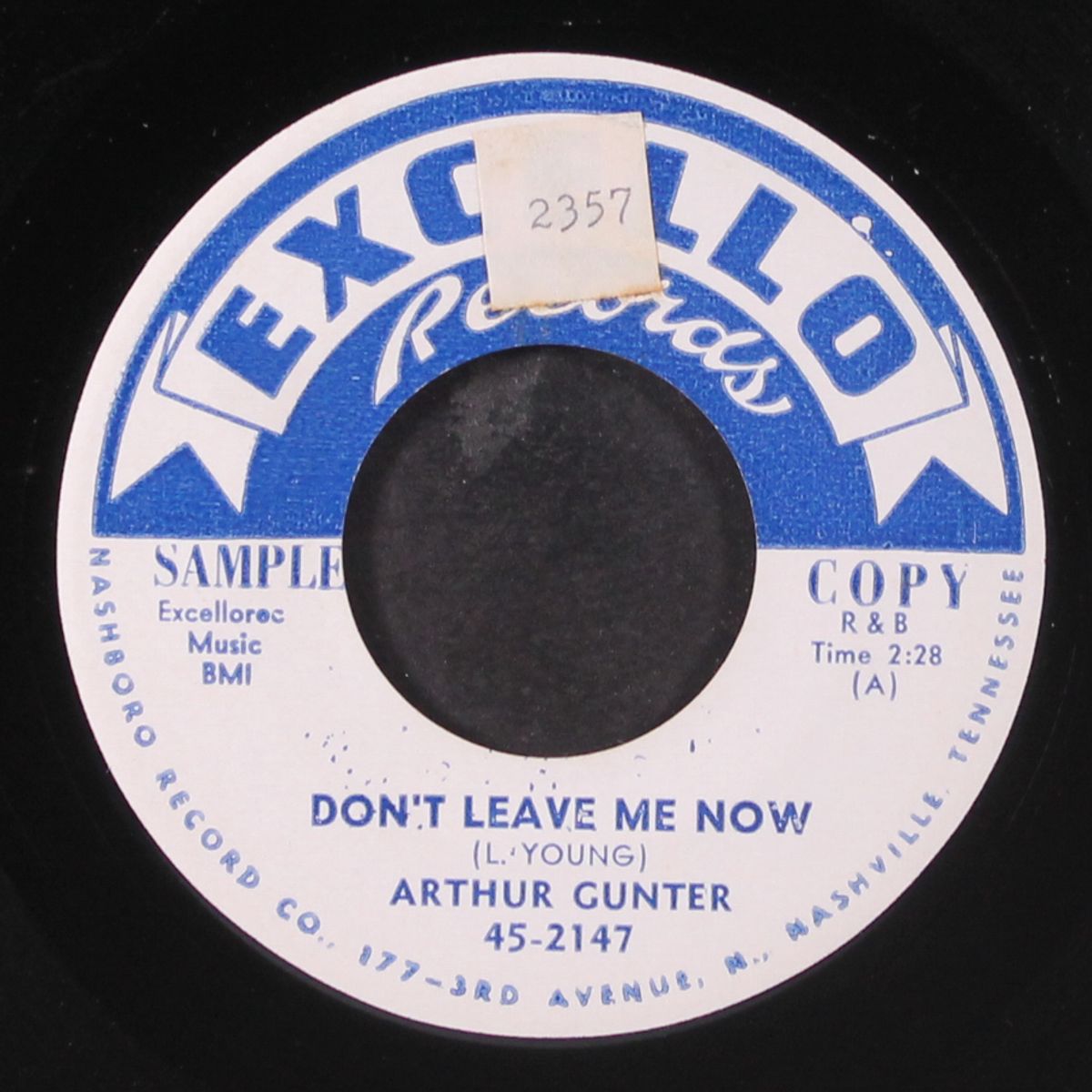 don't leave me now / crazy me by ARTHUR GUNTER