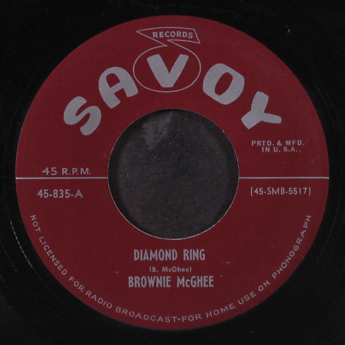 diamond ring / so much trouble by BROWNIE MCGHEE