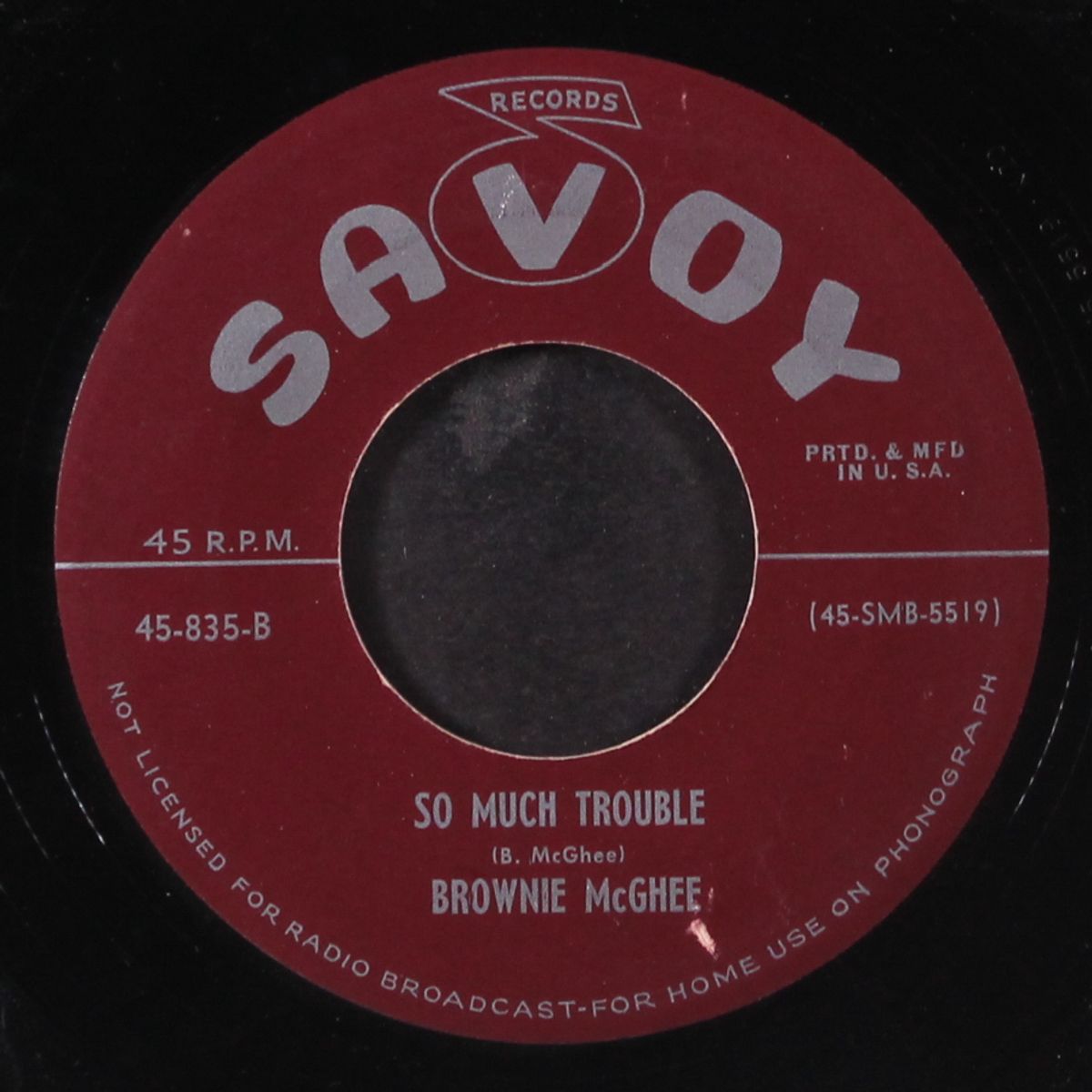 diamond ring / so much trouble by BROWNIE MCGHEE