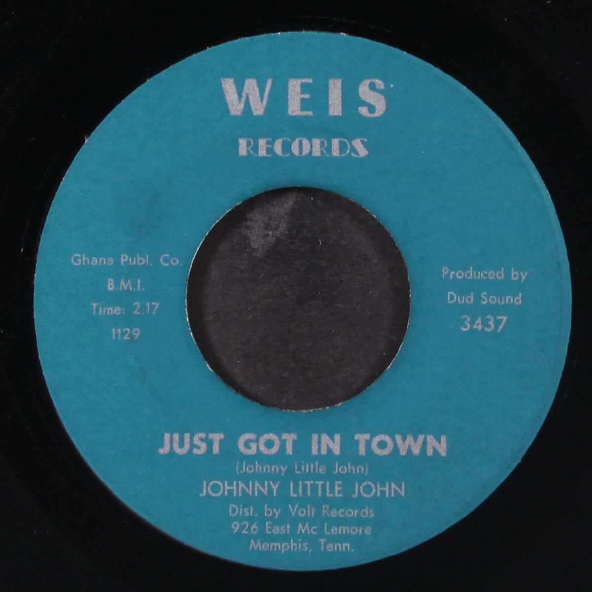 bloody tears / just got in town by JOHNNY LITTLE JOHN