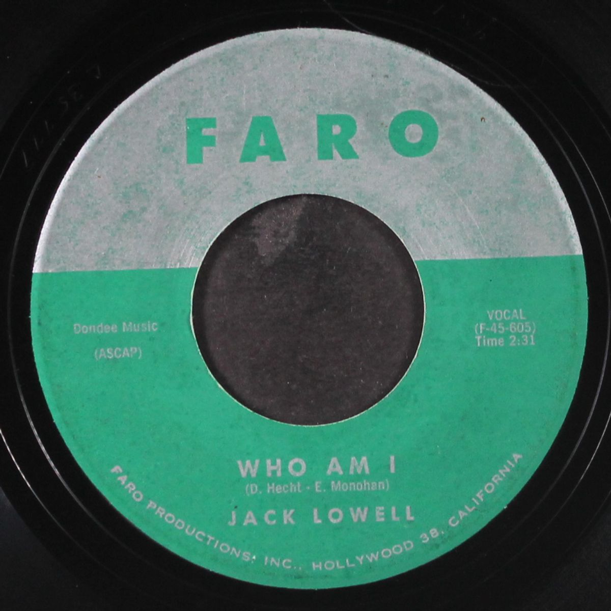 i can't stay / who am i by JACK LOWELL
