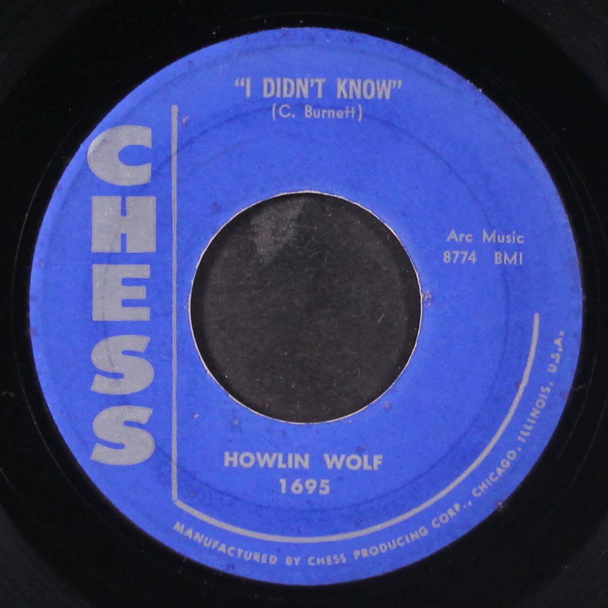 moanin' for my baby / i didn't know by HOWLIN' WOLF