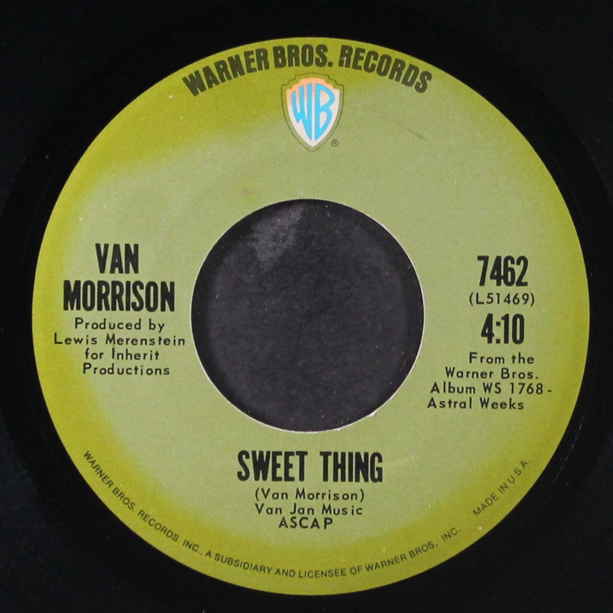 blue money / sweet thing by VAN MORRISON