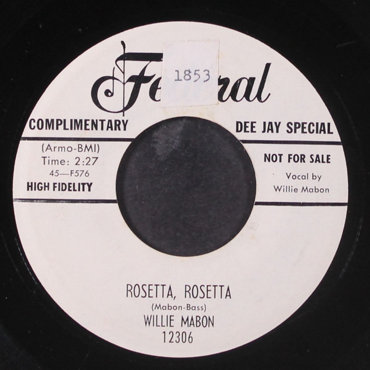 light up your lamp / rosetta, rosetta by WILLIE MABON