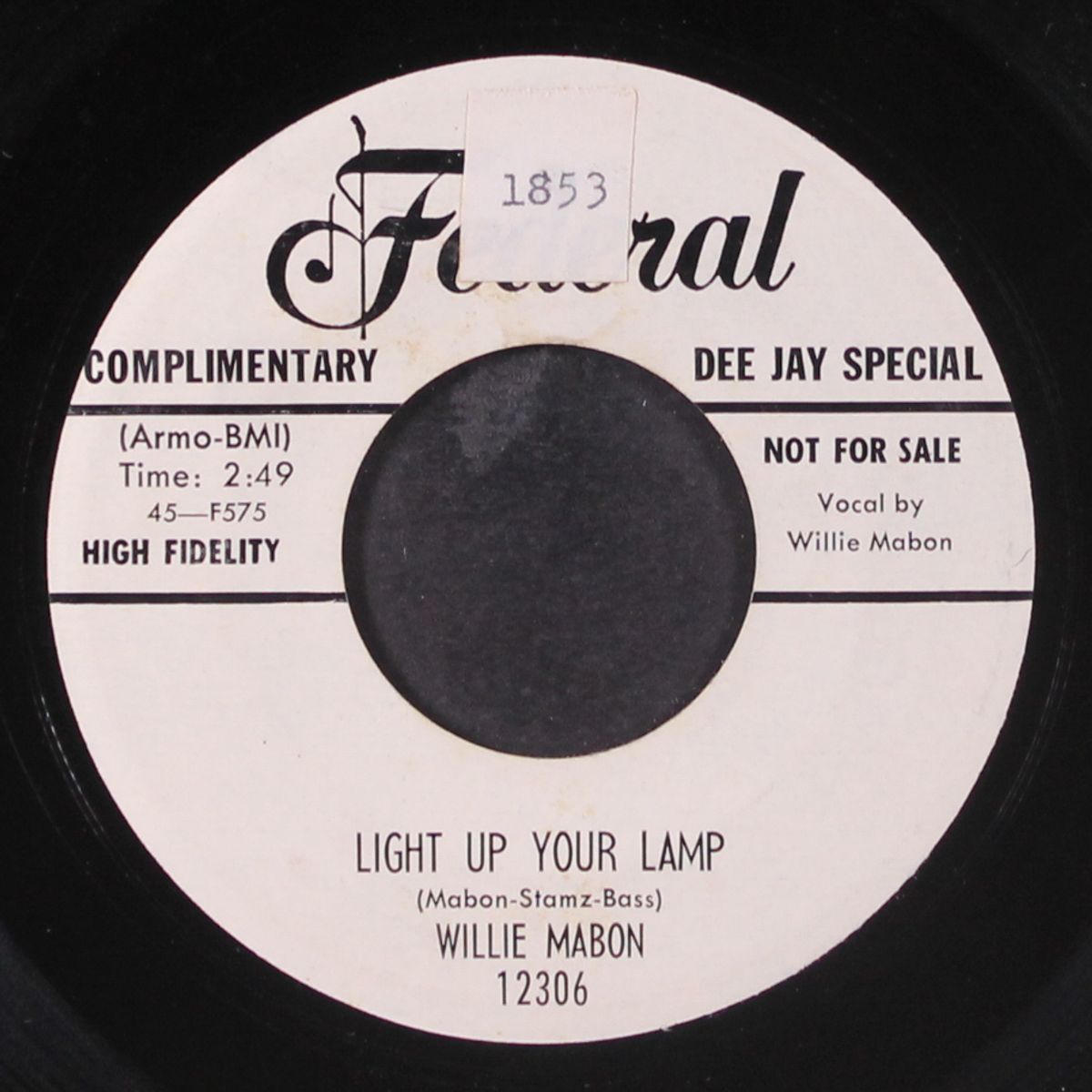 light up your lamp / rosetta, rosetta by WILLIE MABON
