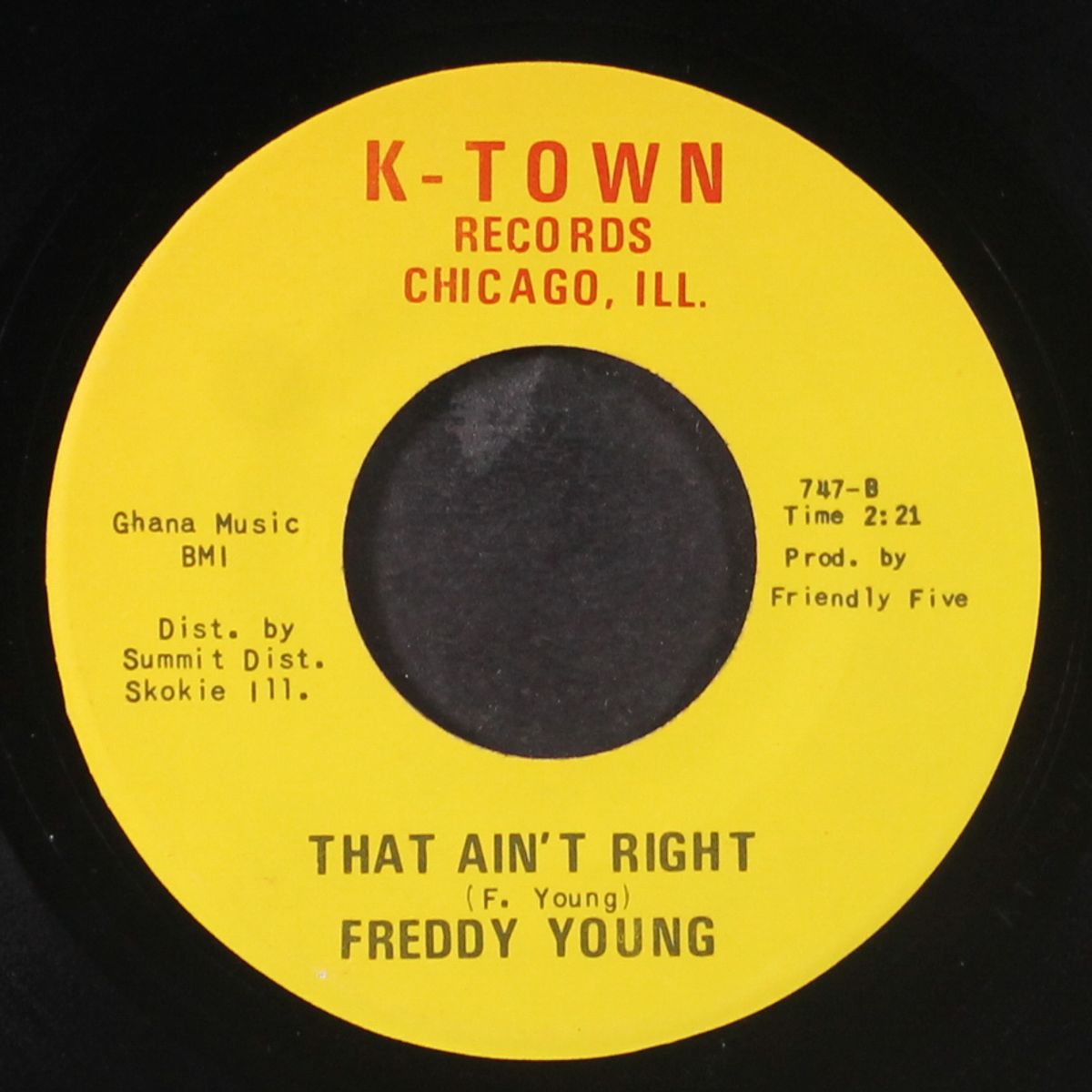 someday baby / that ain't right by FREDDY YOUNG