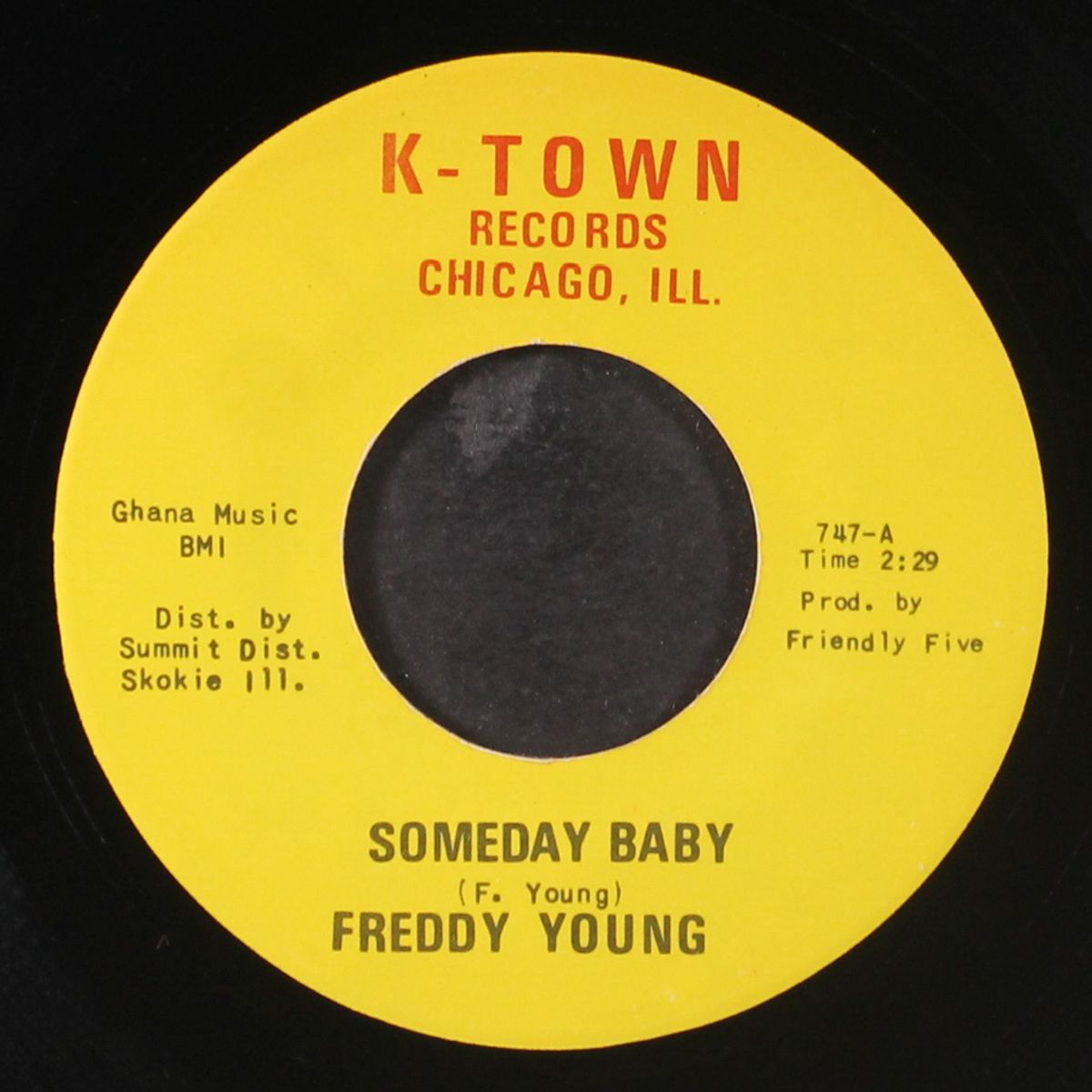someday baby / that ain't right by FREDDY YOUNG
