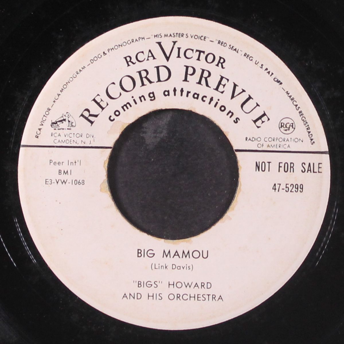 big mamou / scrap of paper by "BIGS" HOWARD