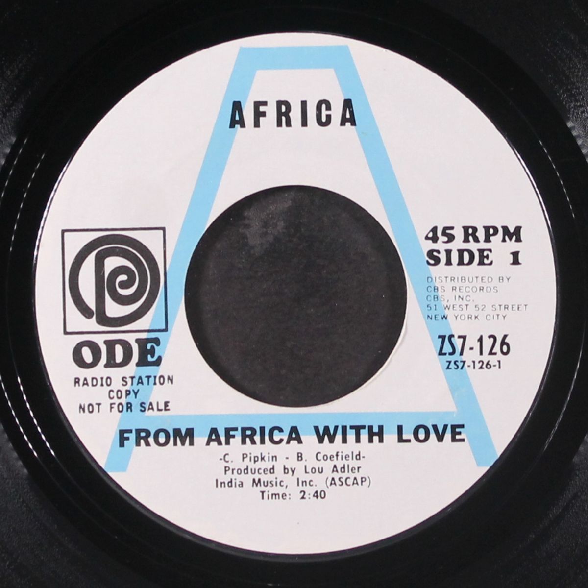 from africa with love / savin' all my love by AFRICA