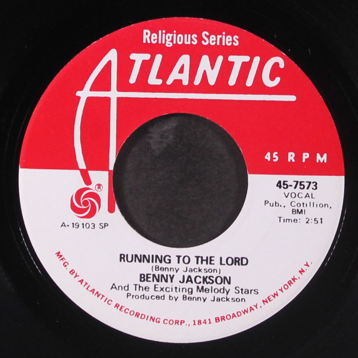 running to the lord / the love of god by BENNY JACKSON & EXCITING MELODY STARS