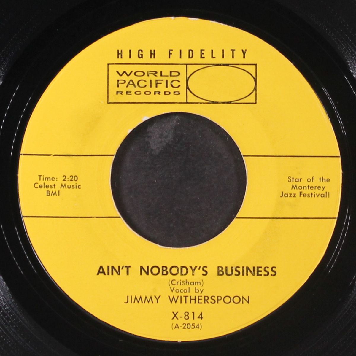 ain't nobody's business / there's good rockin' tonight by JIMMY WITHERSPOON