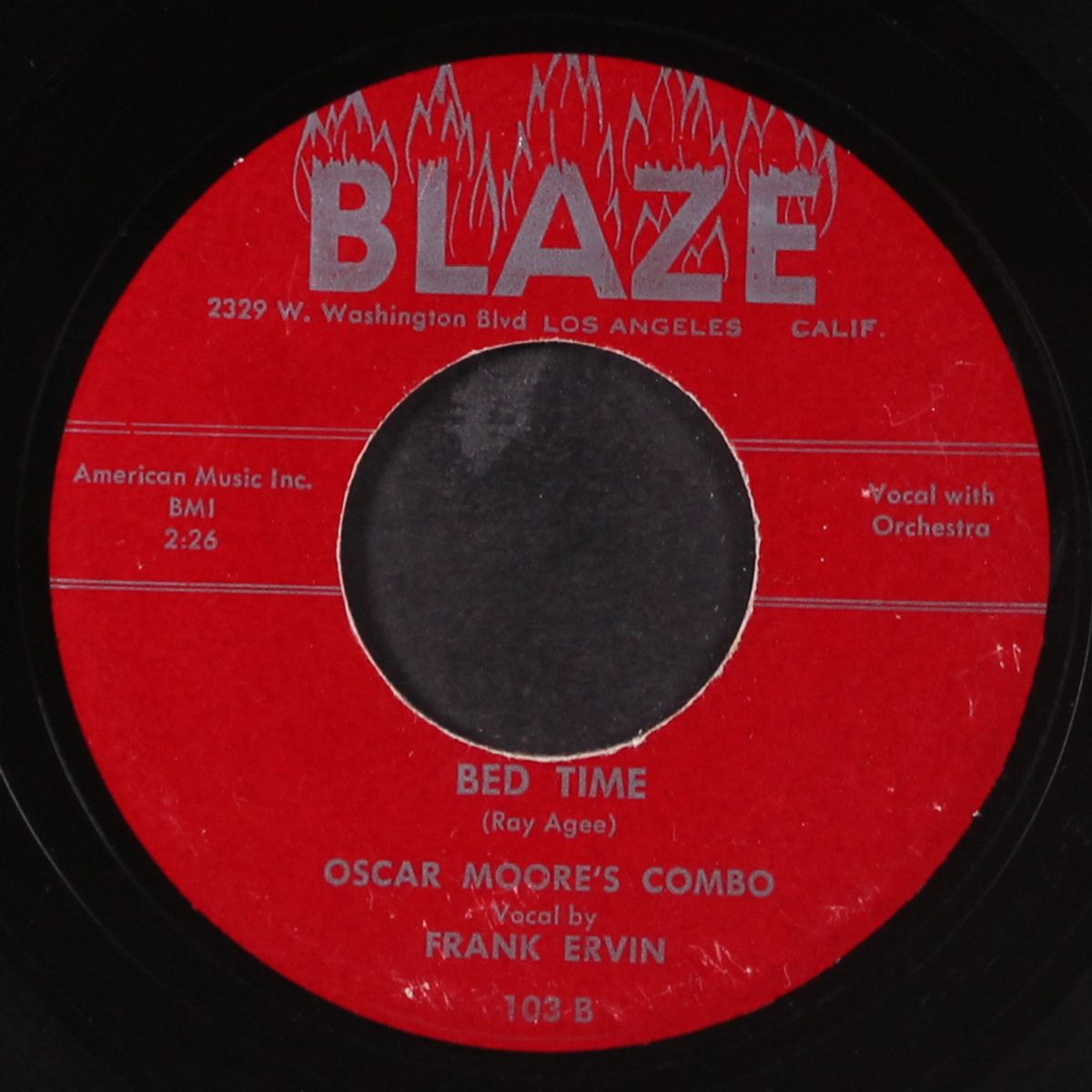 hot rod / bed time by OSCAR MOORE'S COMBO W/ FRANK ERVIN