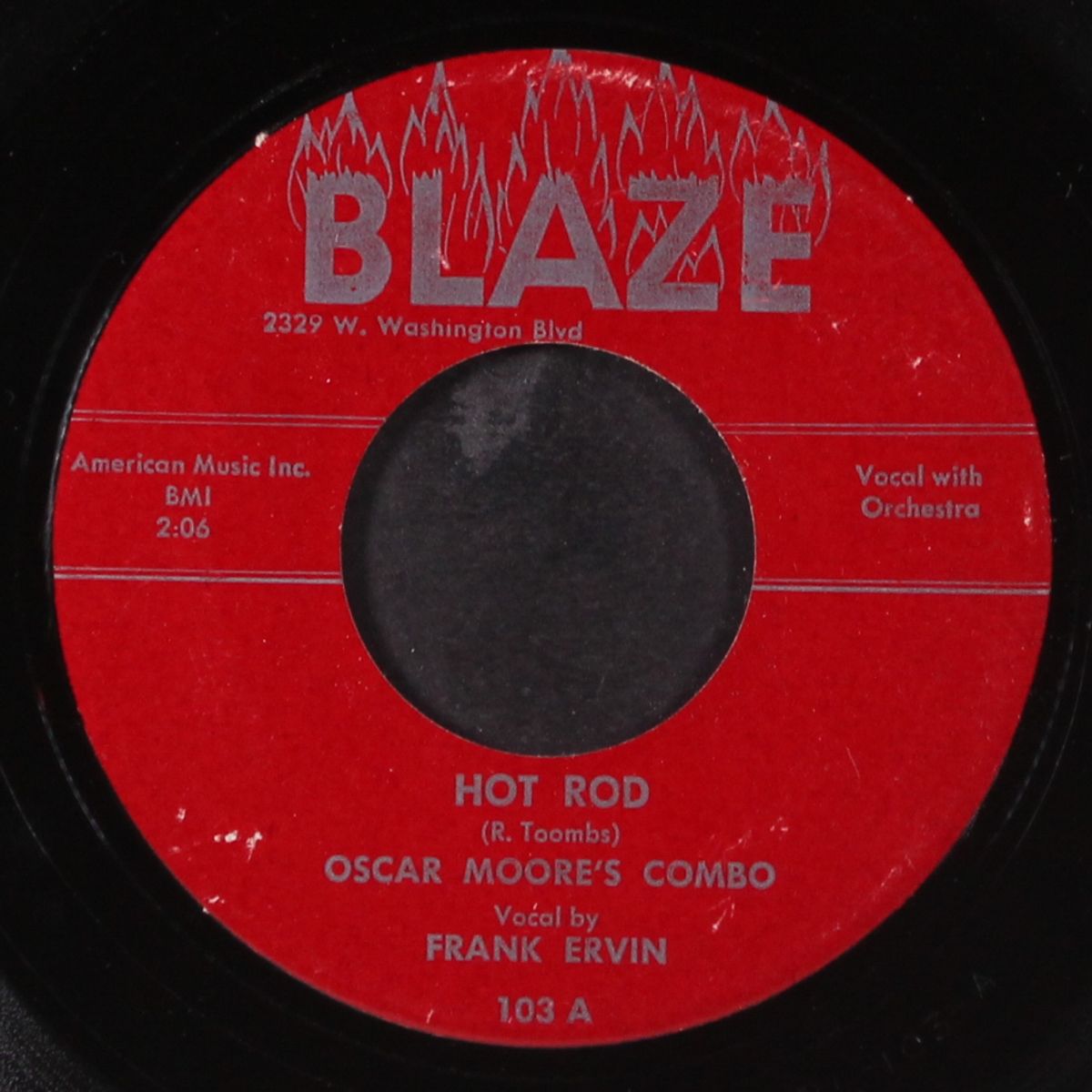 hot rod / bed time by OSCAR MOORE'S COMBO W/ FRANK ERVIN