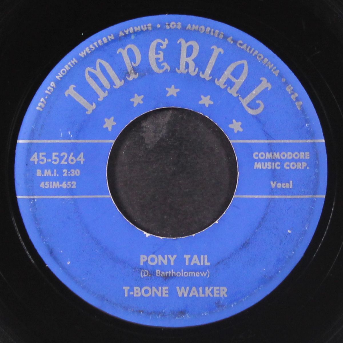 pony tail / when the sun goes down by T-BONE WALKER