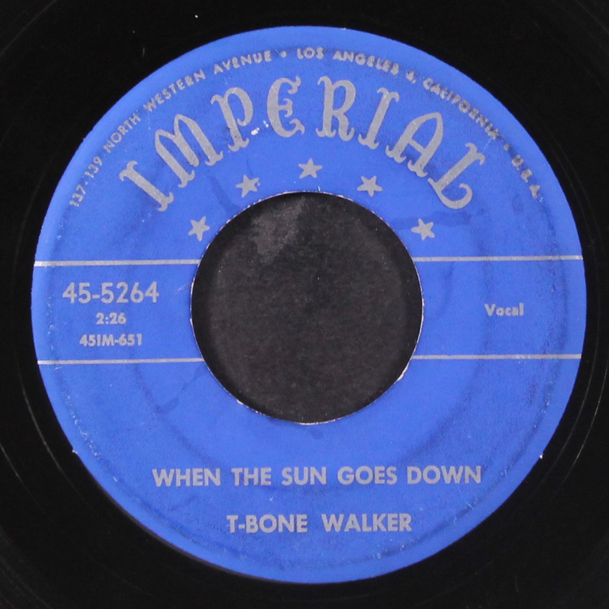 pony tail / when the sun goes down by T-BONE WALKER