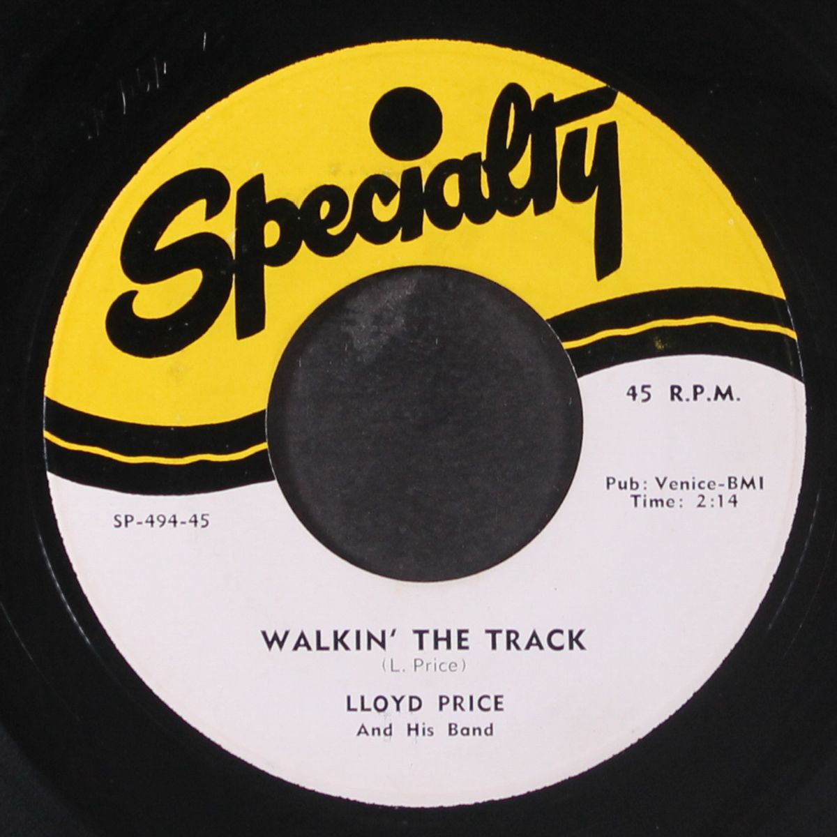 jimmie lee / walkin' the track by LLOYD PRICE