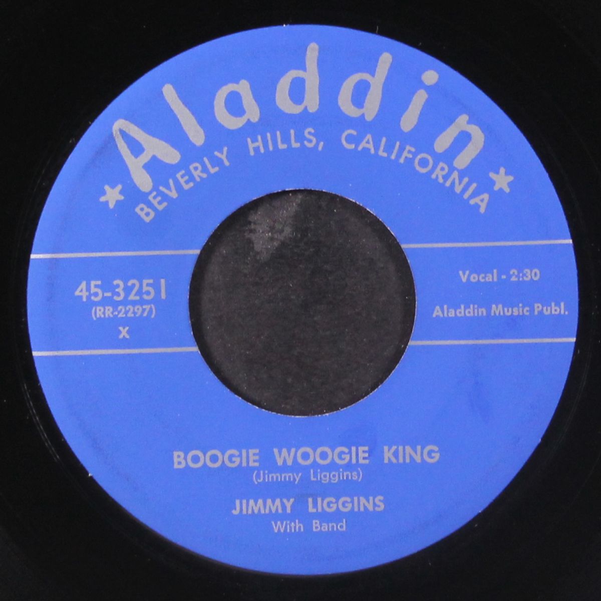 boogie woogie king / no more alcohol by JIMMY LIGGINS