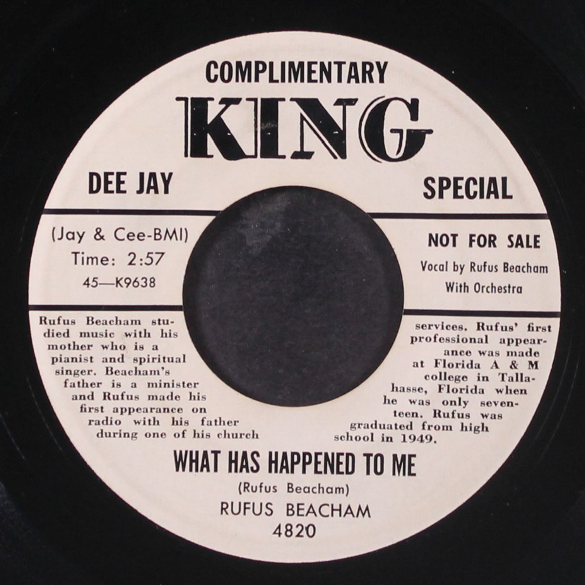 let me be / what has happened to me by RUFUS BEACHAM