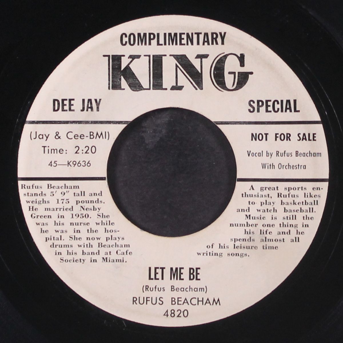let me be / what has happened to me by RUFUS BEACHAM