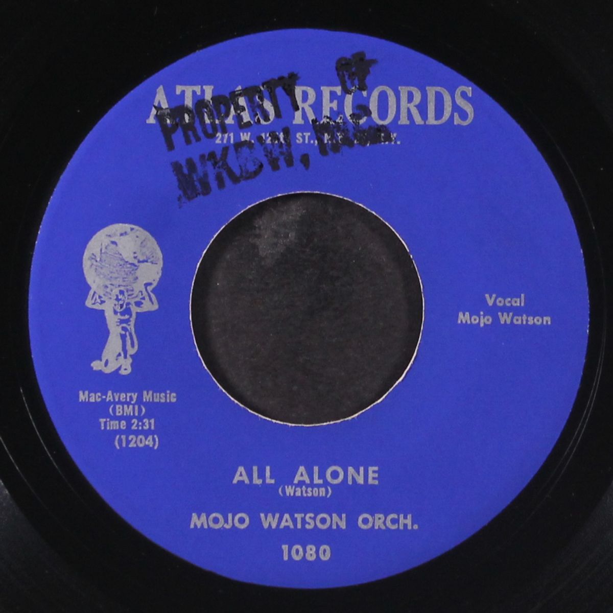 you know you don't want me / all alone by MOJO WATSON