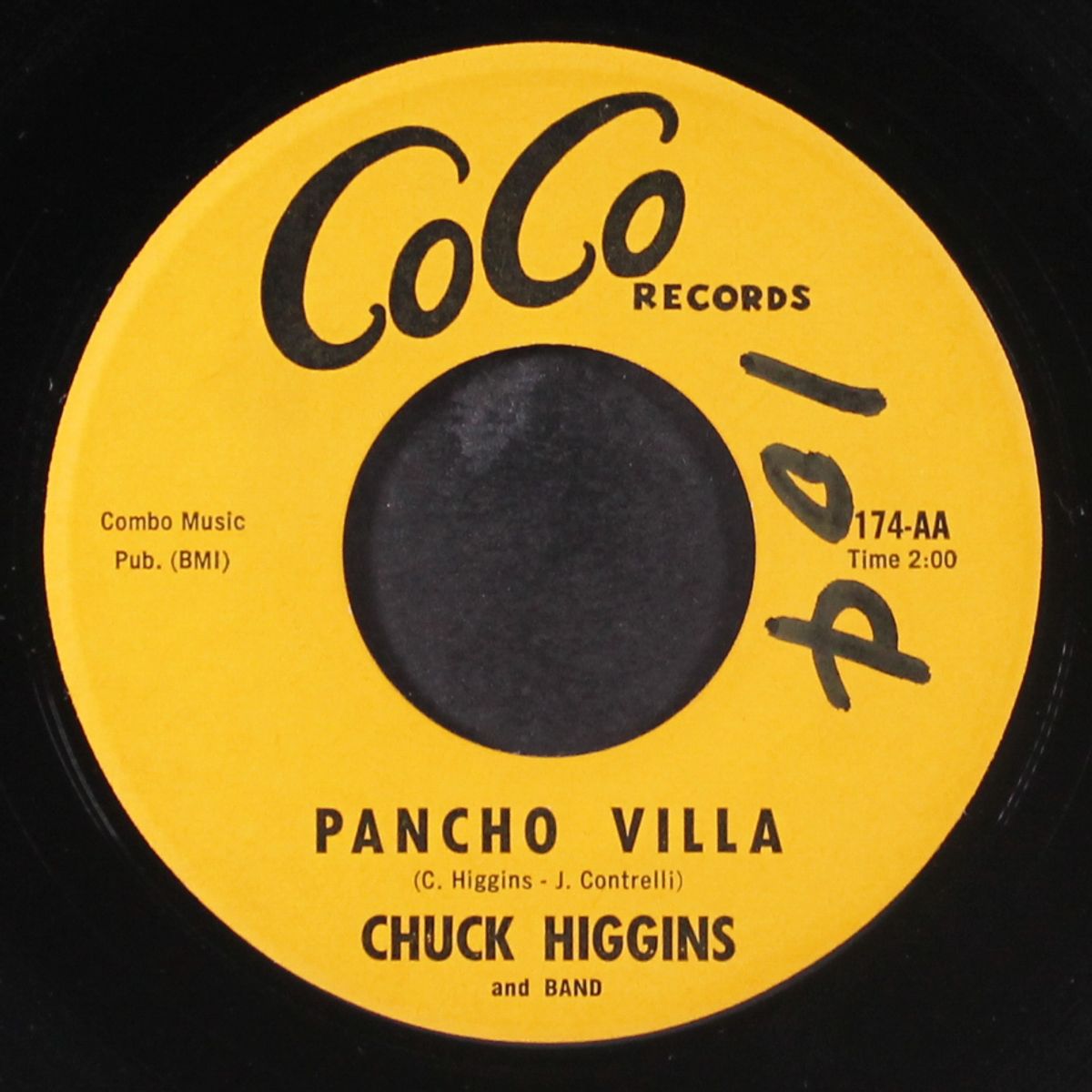 squiggly wiggly / pancho villa by CHUCK HIGGINS