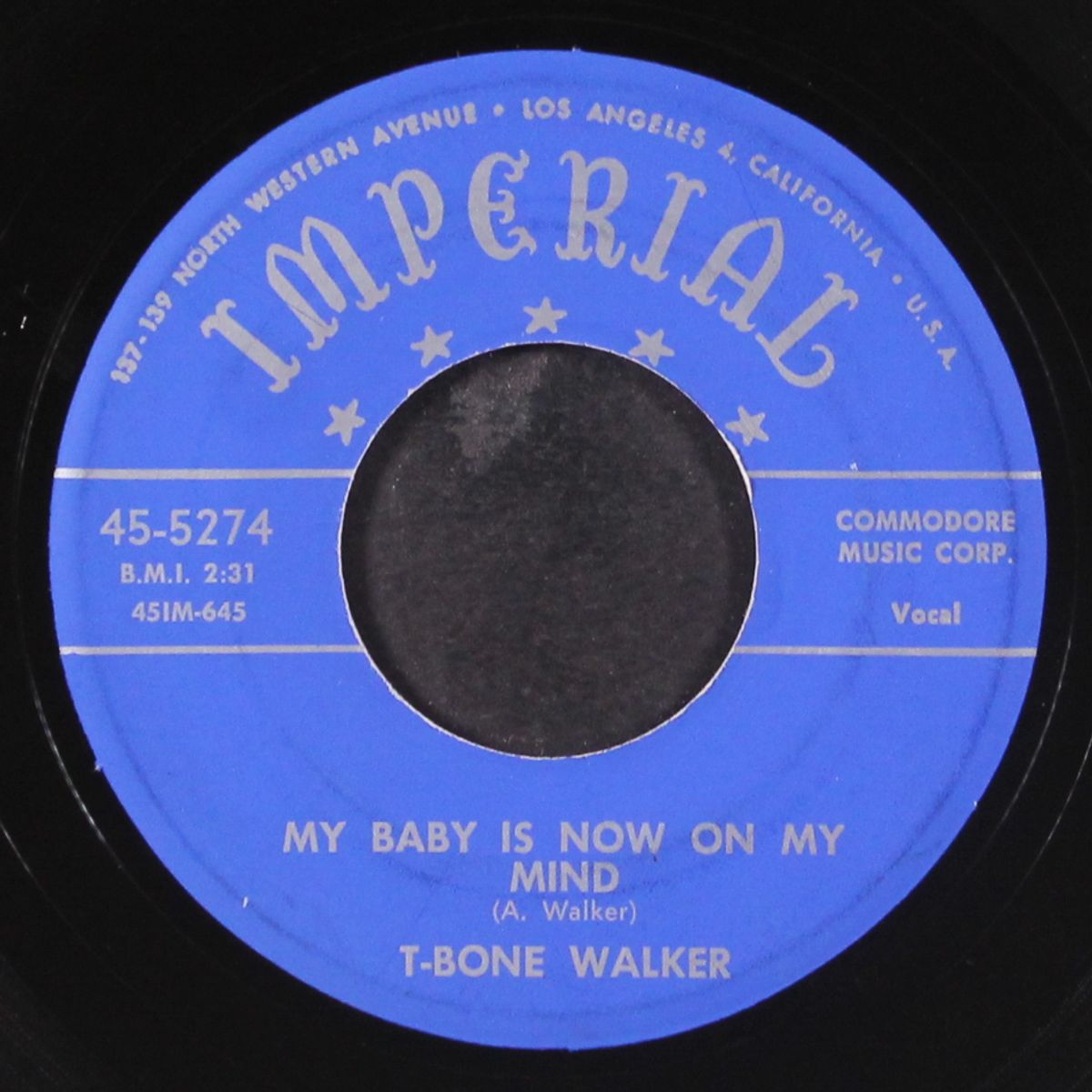 vida lee / my baby is now on my mind by T-BONE WALKER